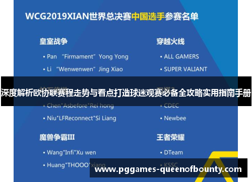 深度解析欧协联赛程走势与看点打造球迷观赛必备全攻略实用指南手册